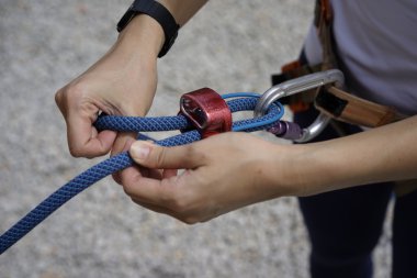Kadının el faaliyetleri yok içinde yakın çekim