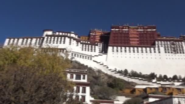 Tibet potala palast — Stockvideo