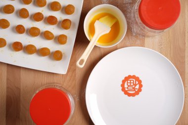 Kitchen preparing to make Chinese Festive Goods