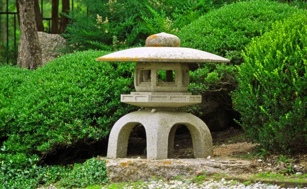 Decorazione del giardino giapponese Foto Stock