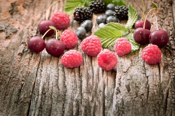 Fuerte antioxidante para su salud - frutas frescas de bayas orgánicas — Foto de Stock