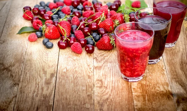 Hälsosamma ekologiska skogen frukt - bär frukt — Stockfoto