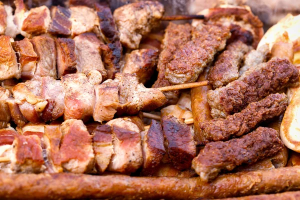 Fleisch vom Grill — Stockfoto