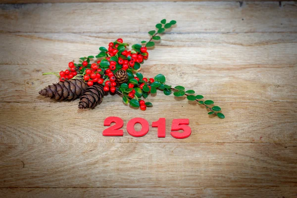 Neujahrsdekoration 2015 — Stockfoto