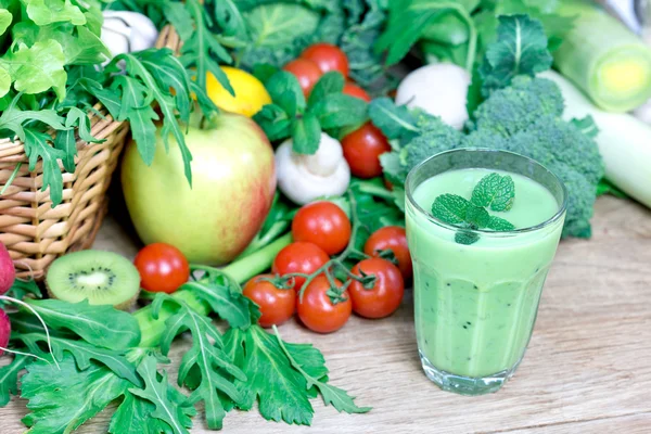 Smoothie verde — Fotografia de Stock