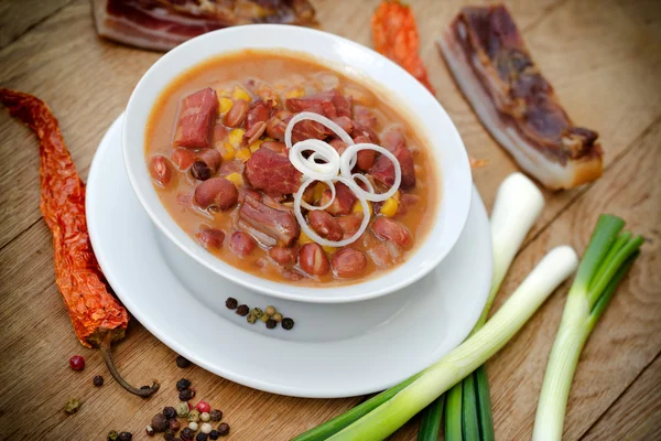 Delicious meal - beans — Stock Photo, Image