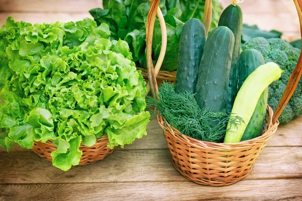Légumes frais, aliments biologiques, aliments sains close-up — Photo