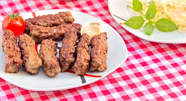 Dönergrill - gegrillte Dönerspieße — Stockfoto