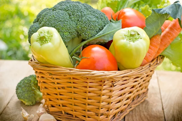 Verduras frescas de cerca — Foto de Stock