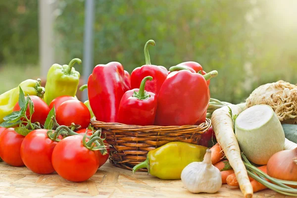 Fresh vegetables - healthy food — Stock Photo, Image