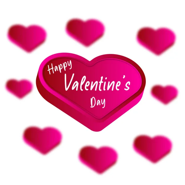 Valentines Day Png Image Vector Design — стоковый вектор