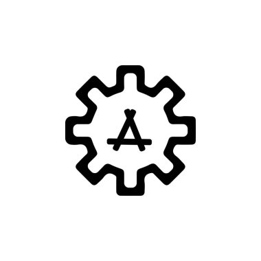 Vites, bakım, tamir simgesi