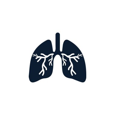 Güzel, titizlikle tasarlanmış İnsan Ciğerleri Simgesi