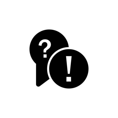 Soru cevabı simgesi vektör resmi ücretsiz