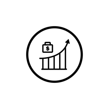 İş, grafik, diyagram, finans, grafik, kar, rapor simgesi