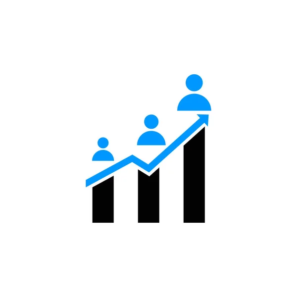 Augmentation Croissance Investissement Investissement Argent Icône Mutuelle — Image vectorielle