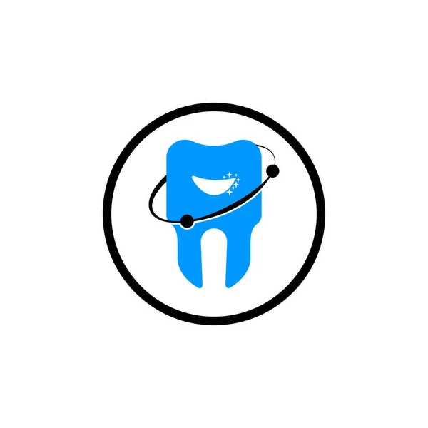 Kreskówkowe Zęby Opieka Stomatologiczna Zdrowie Zębów Zdrowe Zęby Ikona Pielęgnacji — Wektor stockowy