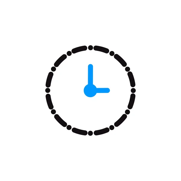 Temps Créatif Icône Montre Vecteur — Image vectorielle