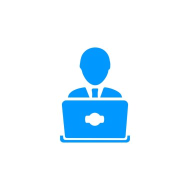 Human resources management icon vector