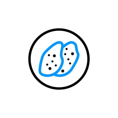 fresh vegetables icon vector