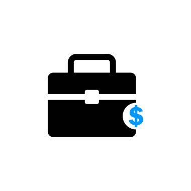 business travel suitcase bag icon