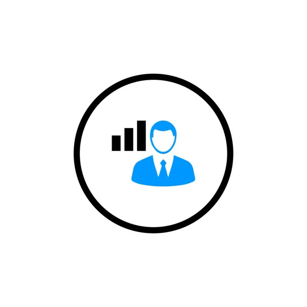 Professional Business Information Icon Vector — Vettoriale Stock