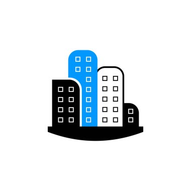 Modern business finance building vector icon