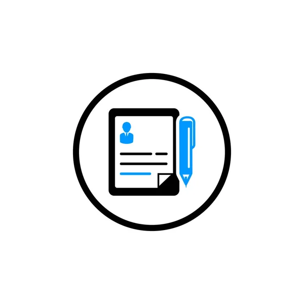 Business Job Pen Icon — Archivo Imágenes Vectoriales