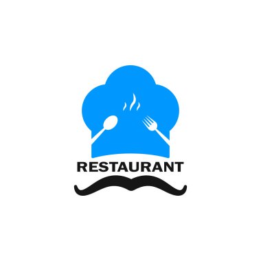 yaratıcı restoran simgesi vektörü