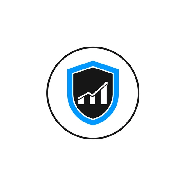 Icon Vektor Für Unternehmensversicherungen — Stockvektor