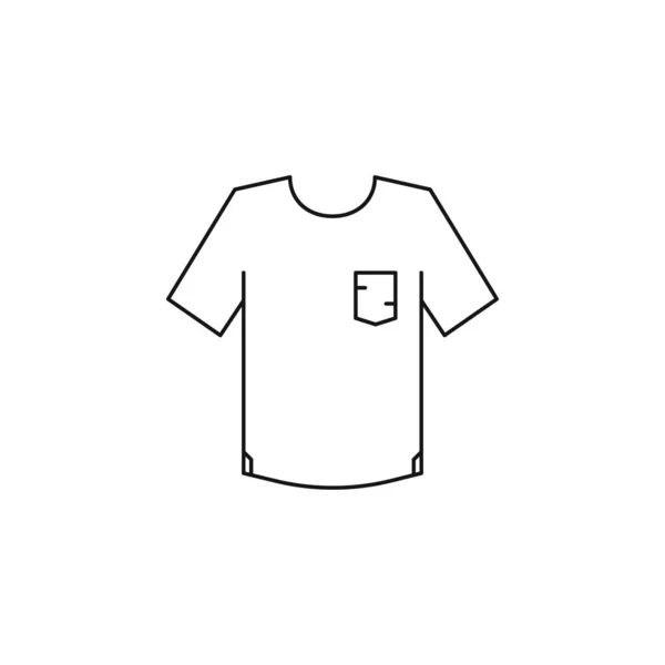 Fashion Sweatshirt Cloth Men Icon — 图库矢量图片