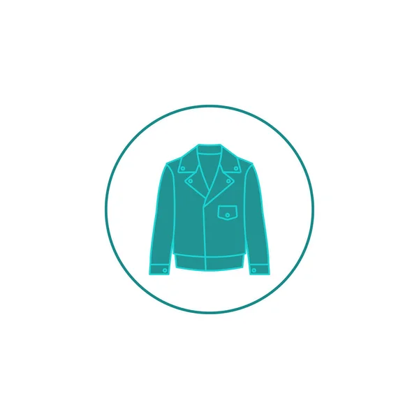 Women Jacket Stylish Fashion Icon Vector — Stock Vector