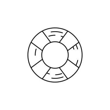 Plaj cankurtaranı ikon vektörü