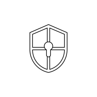 teknoloji güvenlik kilidi simgesi