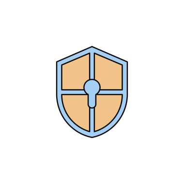 teknoloji güvenlik kilidi simgesi