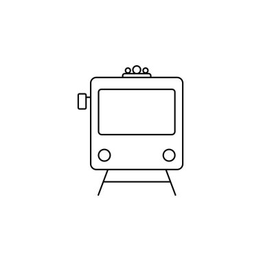 Demiryolu, işaret, tramvay, ulaşım simgesi