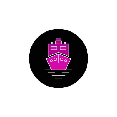 Gezinti, gemi, seyahat simgesi