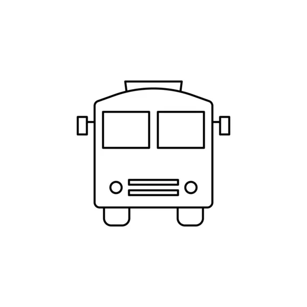 Bus Transport Icon Autobus Sign Bus Icon — Stock Vector