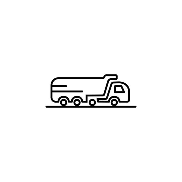 Travel Truck Transport Icon Vector — Stock Vector