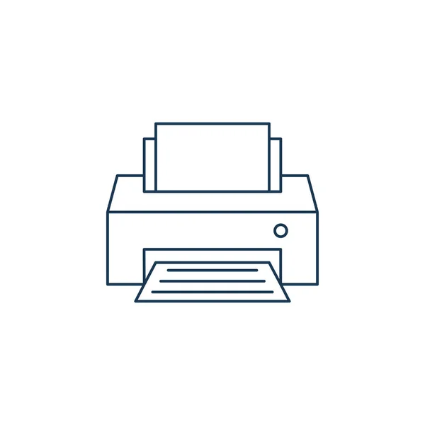 Vector Icono Impresora Moderna Inteligente — Vector de stock