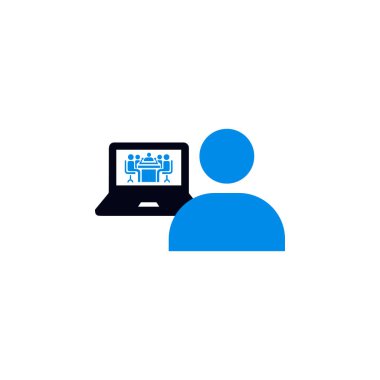 İş canlı toplantısı ya da canlı sınıf simgesi