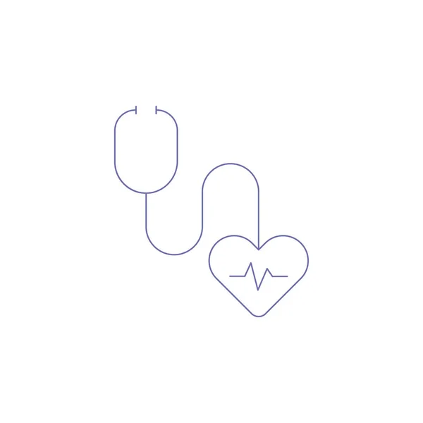 Cardiologia Mãos Cuidados Saúde Cuidados Saúde Ícone Coração — Vetor de Stock