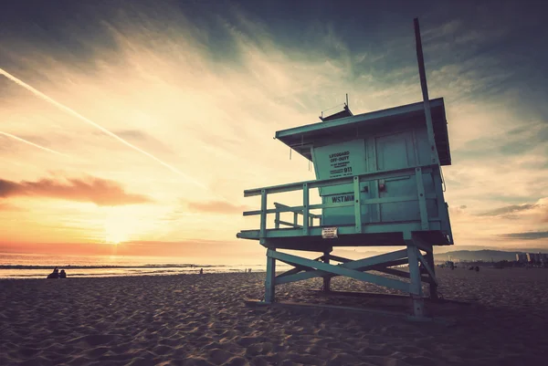 Venice Beach saat matahari terbenam — Stok Foto