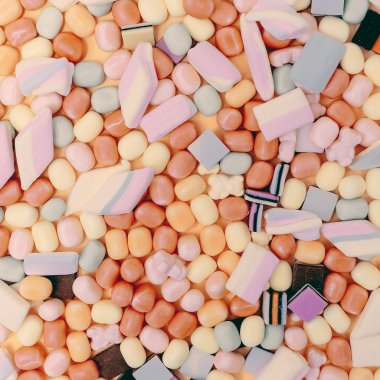 Tatlı sufle ve şeker arka plan. Vanilya stili