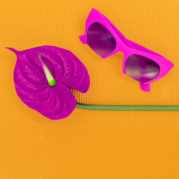 Αξεσουάρ γυαλιά ηλίου κυρίες της μόδας να είναι σε εξέλιξη — Φωτογραφία Αρχείου