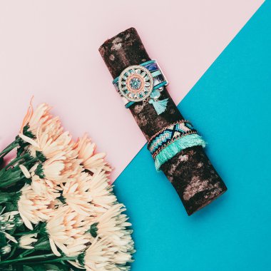 Bayan Takı. Bilezik. Boho stil moda.