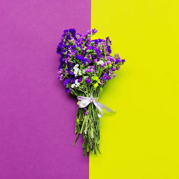 Elegante Buquê de Outono Herbário. Minimalismo arte da moda — Fotografia de Stock