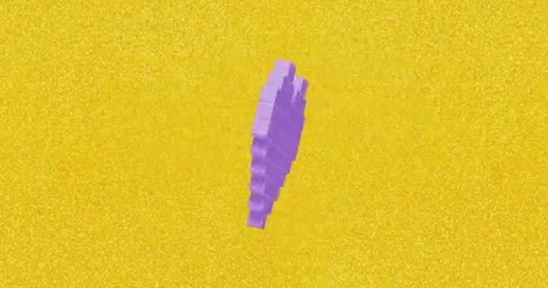 Minimal Desain Gerak Gerakan Manis Kreatif Dalam Ruang Gradien Abstrak — Stok Video