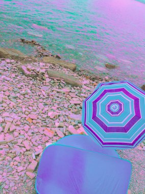 Şık duvar kâğıdı. Minimalist moda.