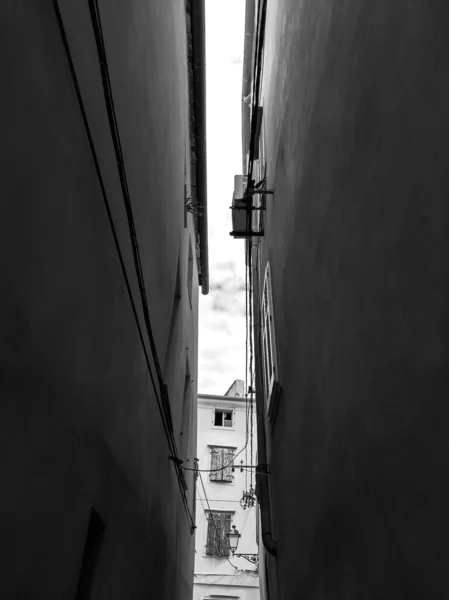 Традиционные Здания Улицы Средиземноморья Словения Пиран — стоковое фото